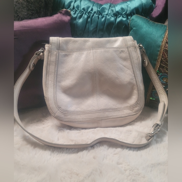 Fossil Marlow Flap Shoulder Bag in Bone - Picture 9 of 14